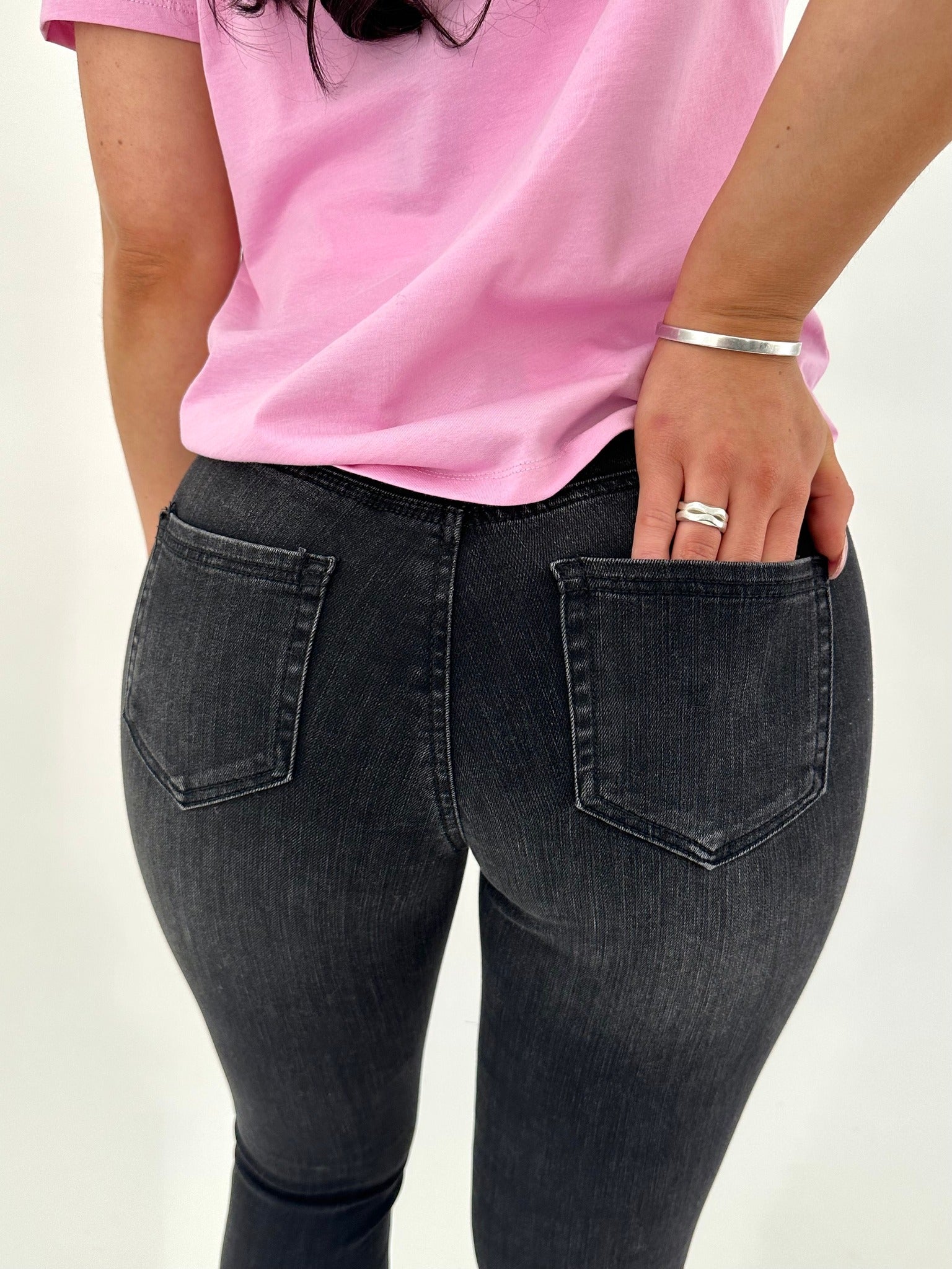 VMFLASH Skinny Jeans - Black Denim